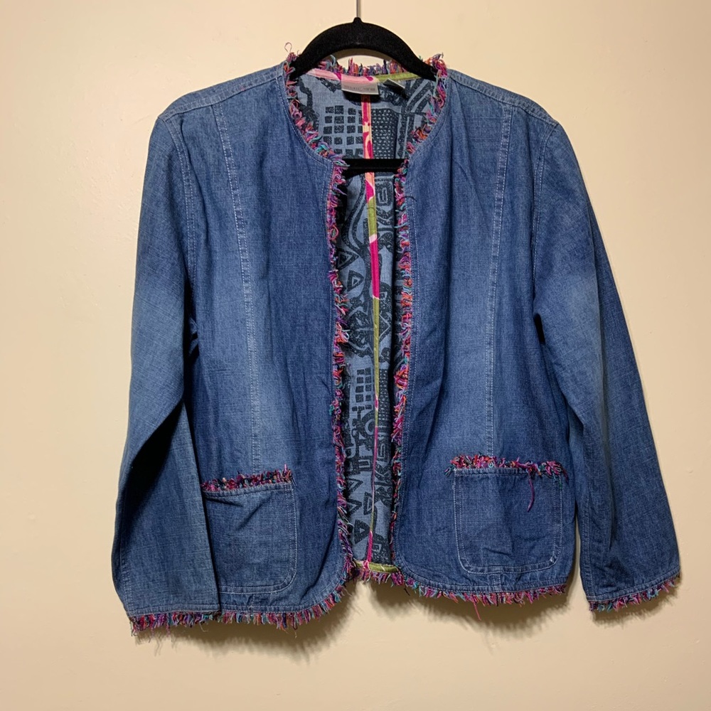 Chico size 2 jean jacket
